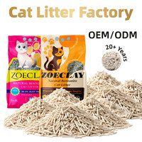 OEM Eco Natural Tofu Cat Litter Dapat Dibuang di Toilet, Menggumpal, Cepat Larut, Bebas Debu, Ringan 5kg Lettiera Per Gatti