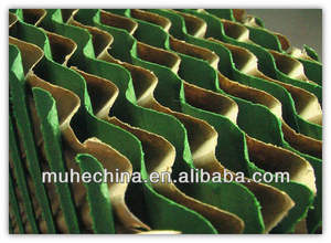 Hochwertige Wüsten verdunstung für Milchvieh betriebe Hühner häuser mit Aluminium legierung rahmen Edelstahl-Kühl kissen - Product Image 4