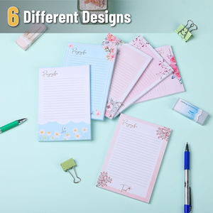 Notes autocollantes personnalisées parfumées aux fleurs, style INS, sensation haut de gamme, design antique, réutilisables, à déchirer et à coller - Product Image 3