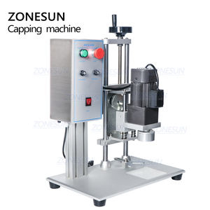 Zonesun เครื่องพ่นน้ำ ZS-XG450ไฟฟ้ากึ่งอัตโนมัติ, เครื่องปิดฝาขวดฆ่าเชื้อด้วยสกรูสำหรับวางบนโต๊ะ - Product Image 5