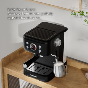 Empstorm 04E Machine à café expresso électrique semi-automatique 120V 2 en 1 avec système d'eau chaude pour la maison - Product Image 5