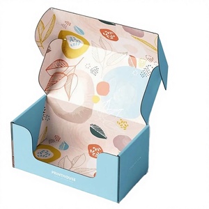 Clothing Scarves & Sweater T-Shirt Self Erecting Paper Packaging Boxes with Embossing Recyclable Corrugated Board - Product Image 3