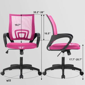 <span class=keywords><strong>Silla</strong></span> de oficina <span class=keywords><strong>Rosa</strong></span> <span class=keywords><strong>Silla</strong></span> ergonómica Sillas De Oficina Chaise De Bureau Sillas De Oficina Lujo Ergonómico Sedie - Product Image 2