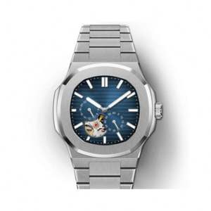 Montre automatique de luxe en or de haute qualité avec moissanite, tourbillon, montres mécaniques pour hommes, montres-bracelets lumineuses, étanches - Product Image 5