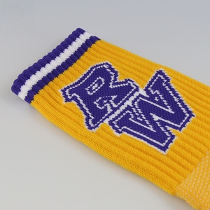 High Quality Sporty Basketball Team Towel <b>Socks</b> – Breathable Jacquard Design Quick Dry High Crew for Summer Sports - Product Image 3