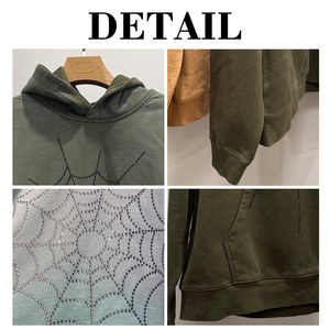 KingSen Custom Men's Autumn Winter <b>Hoodie</b> Heavyweight <b>Polyester</b>/Cotton Digital Printing Knitted Fabric Eco-Friendly Breathable - Product Image 6