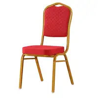 Бесплатный образец, Дешевые штабелируемые алюминиевые золотые банкетные стулья для свадьбы в отеле на продажу