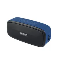 Mini caixa de som portátil sem fio, caixa de som subwoofer com película azul