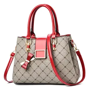 Wholesale Designer Tote Handbag High Quality PU Leather Top-Handle Crossbody Bags For Women Ladies Tote
