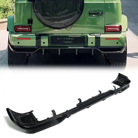 Diffuseur de pare-chocs arrière style requin W465 W463A G63 G500 en carbone sec, kit de carrosserie de performance, modification extérieure pour G Wagon