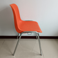 Chaise de classe avec grande tablette d'écriture et étagère de rangement – Siège éducatif pour centres de formation et d'examen