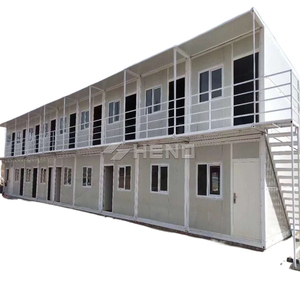 Immeuble de bureaux à deux étages, maisons modulaires en conteneurs plats de 20 pieds personnalisées - Product Image 6