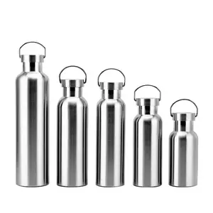 Wholesale Drinkware Aquaflask Water Bottle Double Wall Stainless Steel Vacuum Flasks Thermoses Middle Mouth Aqua Vacuum Flask