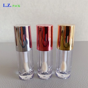 LZ Pack 100pcs 6ml 6.5ml tubi per imballaggio di olio per labbra Logo personalizzato pennello grande spesso bacchetta grande tubi per lucidalabbra di lusso con applicatore - Product Image 3