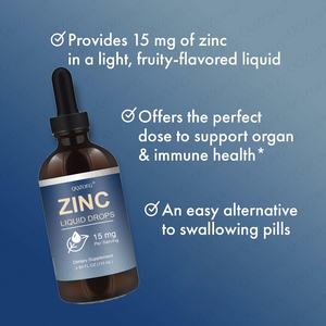 Fabricant OEM LDJ, gouttes liquides de zinc 60 ml, complément alimentaire minéral avec sulfate de zinc pour adultes et enfants, soutien immunitaire - Product Image 4