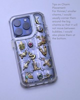 Créez votre propre coque 3D Pokopoko pour iPhone 17 16 Pro Max S26 Plus Ultra Shaker avec de jolis charms