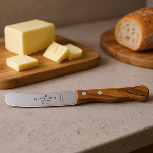 Couteau à beurre Schwerkrone 10 cm, manche en bois, fabriqué en Allemagne - Product Image 3