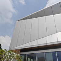 Revêtement décoratif en composite aluminium-bois (ACP) anti-statique, ignifuge, léger, 3 mm/5 mm/2 mm, plaques modernes pour hôtels, protection UV