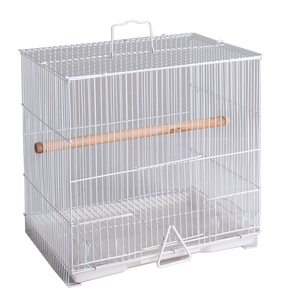 กรงเหล็กพื้นที่ขนาดใหญ่ที่มีมือจับกรงนกแก้วสำหรับนกนกแก้วขนาดเล็กพับได้ - Product Image 3