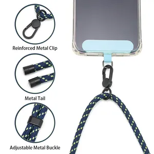 Cell Phone Lanyard Mobile Phone Strap Charm Chain Crossbody Adjustable Terylene Neck Compatible With Full Smartphone Straps