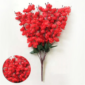 QSLHC-AF1098 Nuevo Diseño Ramo de Flores Artificiales de Flor de Cerezo para Decoración - Product Image 6