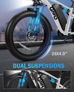 Qlife Racer Plus Schnelles Langstrecken 26 Zoll 48V 750W Fatbike Elektro-Mountainbike - Product Image 2