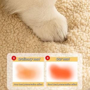 All-season Universal Solid Rectangle Dog & <b>Cat</b> Bed Removable Washable Fashion Pet <b>Mat</b> - Product Image 5
