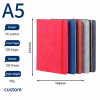 Carnet de notes professionnel Spot, en similicuir, avec sangle, gaufré, pour notes de cours, directement de l'usine
