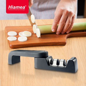 Hiamea - Afilador de Cuchillos Profesional Portátil de 3 Etapas, Plegable, Multifuncional, Ecológico, de Acero Diamantado, con Piedra de Afilar de Grano Grueso - Product Image 3