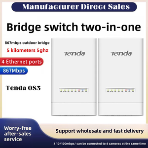 <span class=keywords><strong>Tenda</strong></span> OS3 Networks Stazione WiFi per Monitoraggio CCTV Esterno, Bridge Punto a Punto 5G 867Mbps, CPE con Portata 5km - Product Image 4