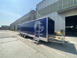 Moderno y Lujoso Remolque de Baños Portátiles para Fiestas al Aire Libre, 3 Cabinas, Gran Tamaño, para Uso en Bodas en la Playa - Product Image 6