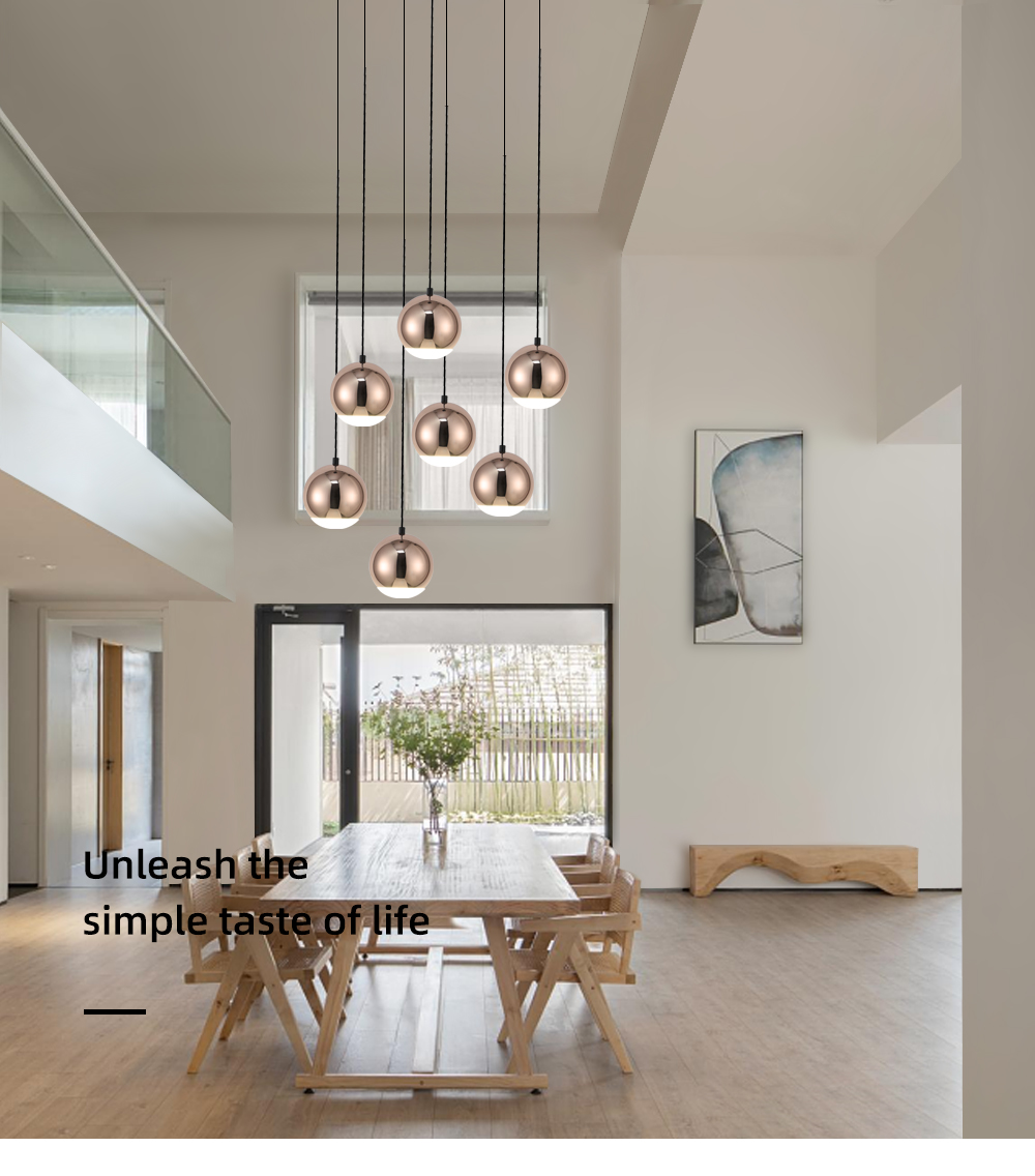 High Quality Modern Home Decoration Hanging Light Aluminum Pendant Light For Restaurant