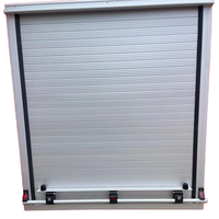 Design moderne, volets roulants en alliage d'aluminium, portes coulissantes manuelles ignifuges et étanches, matériel de verrouillage pour camions de pompiers d'hôtels