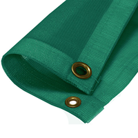 Bâche en maille tissée respirante enduite de PVC noir sur mesure, résistante et imperméable, pour camion et tente