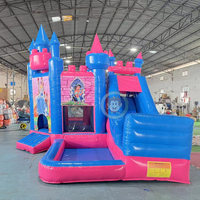 Château gonflable pour enfants, intérieur/extérieur, avec toboggan, jeux gonflables commerciaux, piscine à balles, jeux de saut