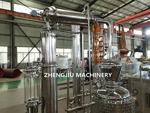 الأساسية آلة صنع الزيت 100L المقطر ماكينة تقطير