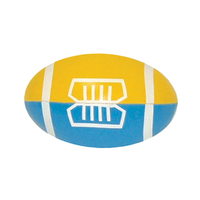 Mini ballon de rugby souple, en PVC, simili cuir, rembourré en coton PP, jouet de football pour enfants, pour les jeux sportifs