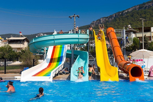 Pequeño parque acuático LeisurePlay Diseño Aquatix Fibra de vidrio Acero Paisaje Estructuras <span class=keywords><strong>Piscina</strong></span> Toboganes - Product Image 5
