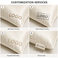 Housse de coussin en soie de mûrier 100% 16/19/22 Momme, personnalisable avec logo, pour la maison, l'hôtel, les soins de la peau – Cadeau de Noël de luxe
