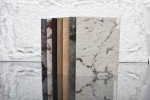 Facile à installer fibre de charbon de <span class=keywords><strong>bois</strong></span> de bambou placage de <span class=keywords><strong>bois</strong></span> imperméable au feu étanche à l'humidité rainure de langue panneaux muraux planches <span class=keywords><strong>feuille</strong></span> de marbre - Product Image 5