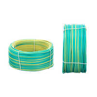 Câble d'alimentation électrique en cuivre Sheng an à un seul conducteur 1*1MM2, isolation en PVC, câble flexible RV, utilisation en hauteur, vert-jaune 750V