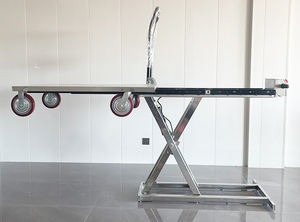 Yeni 150KG ağır elektrikli kargo Powered palet taşıyıcı DC Motor hidrolik asansör makaslı Platform masa kapalı/açık kullanım - Product Image 4