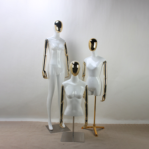 Mannequin réaliste avec galvanoplastie or, support de Mannequin, <span class=keywords><strong>femme</strong></span>, vente en gros - Product Image 3