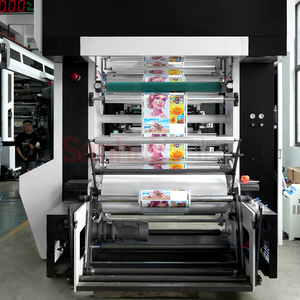 2 4 6 màu máy in flexo tốt nhất cho màng nhựa PP dệt vải không dệt Túi máy in bảng giá - Product Image 3