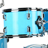 Vente directe d'usine, batterie de haute qualité, 5 fûts et 3 cymbales, kit de batterie jazz