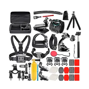 GoPro 11 10 9 액션 스포츠 카메라 액세서리용 휴대용 50 In 1 액션 및 스포츠 카메라 액세서리 사진 키트