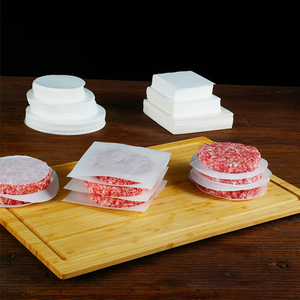 Papier sulfurisé antiadhésif pour galettes <span class=keywords><strong>de</strong></span> hamburger, 500 pièces, 5,5"x5,5", pour la séparation des galettes, la presse à hamburgers et la congélation du bœuf haché - Product Image 3