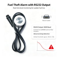 Capteur de niveau de carburant ultrasonique RS232 SG003 pour flotte de location et logistique – Surveillance du carburant sans perçage