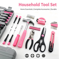 Juego de Herramientas Manuales de Acero de 39 Piezas con Estuche Rígido, Personalizable OEM, Garantía de 3 Años para Mantenimiento del Hogar, Incluye Llaves Hexagonales