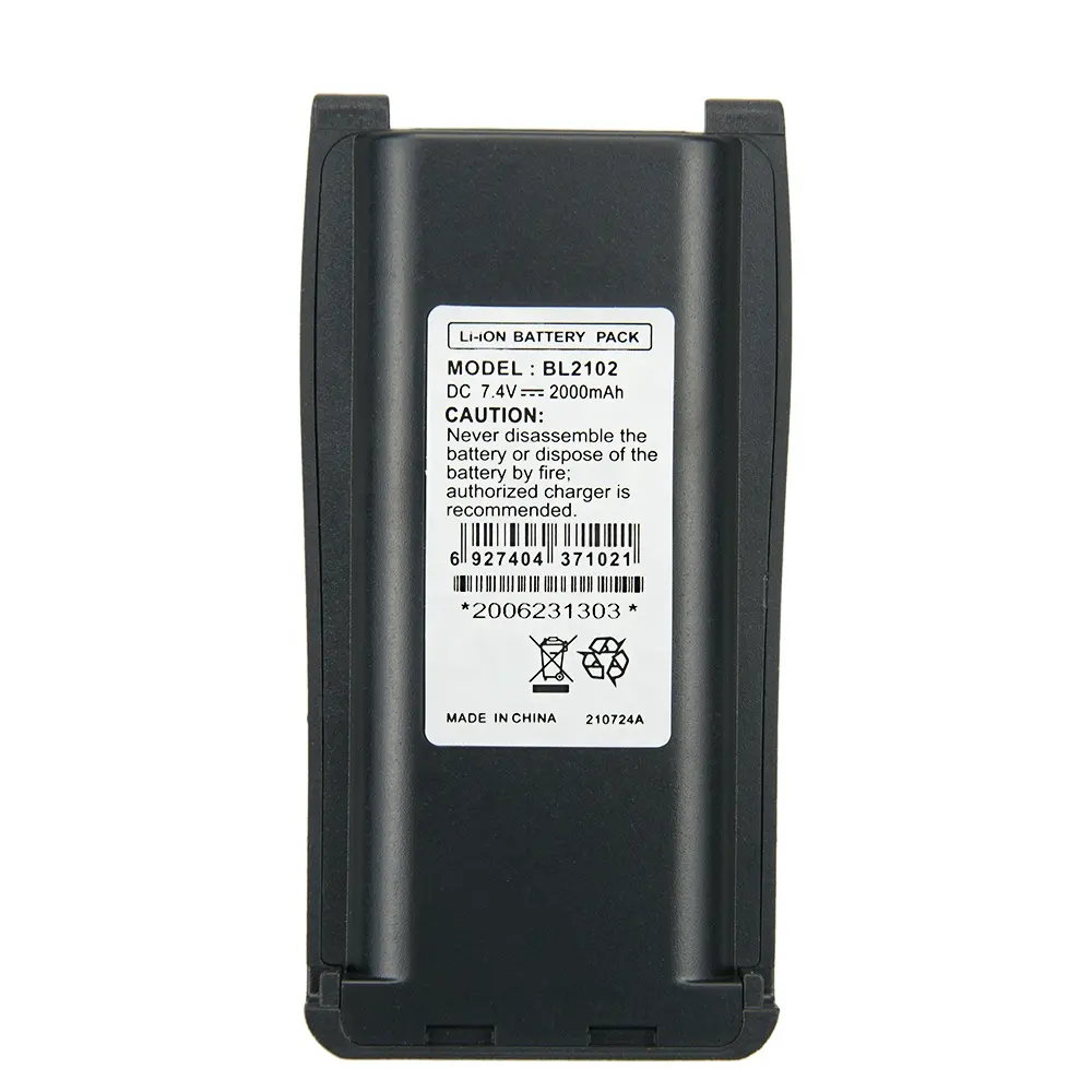 V130 baterai Li BL1703 BL1801 BL2102 7.4V 2000mAh untuk HYT TC700 TC710 TC780 TC780M baterai radio dua arah cocok pengisi daya CH10L07
